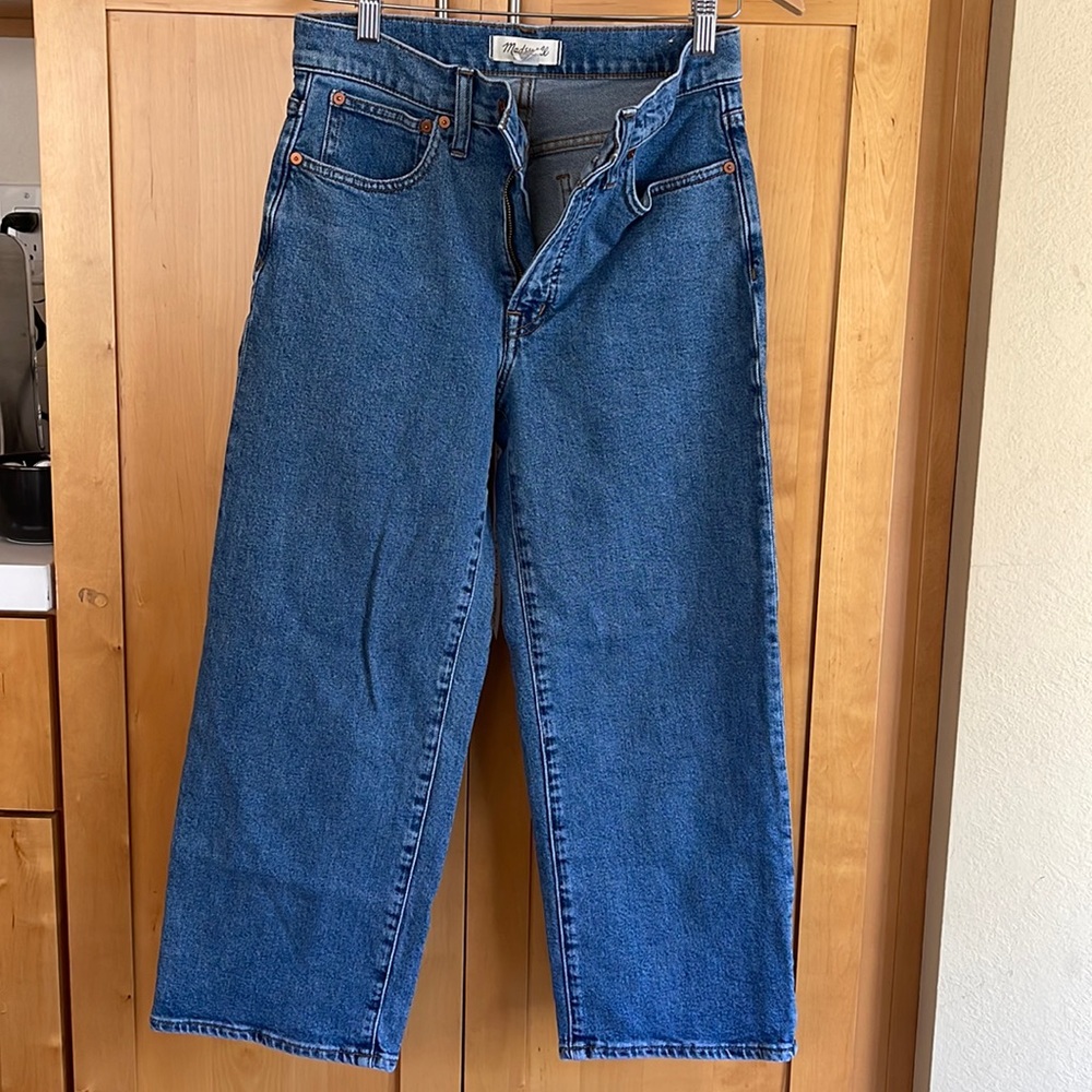 Madewell Perfect Vintage Wide Leg Crop Jean - Petite